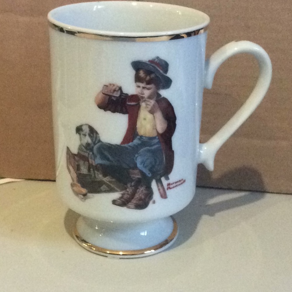 Norman Rockwell mug friend in need - Picture 2 of 3